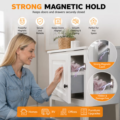 🧲 Tired of Loose Cabinet Doors? This Magnetic Catch Fixes It in Seconds