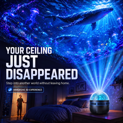 ⏳LAST DAY 49% OFF|🦖360° Smart Holographic Starry Sky Projector (HD Smart Dynamic 5D)