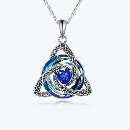 Celtic Birthstone Shield Necklace – Your Birthstone, Your Symbol, Your Story ✨