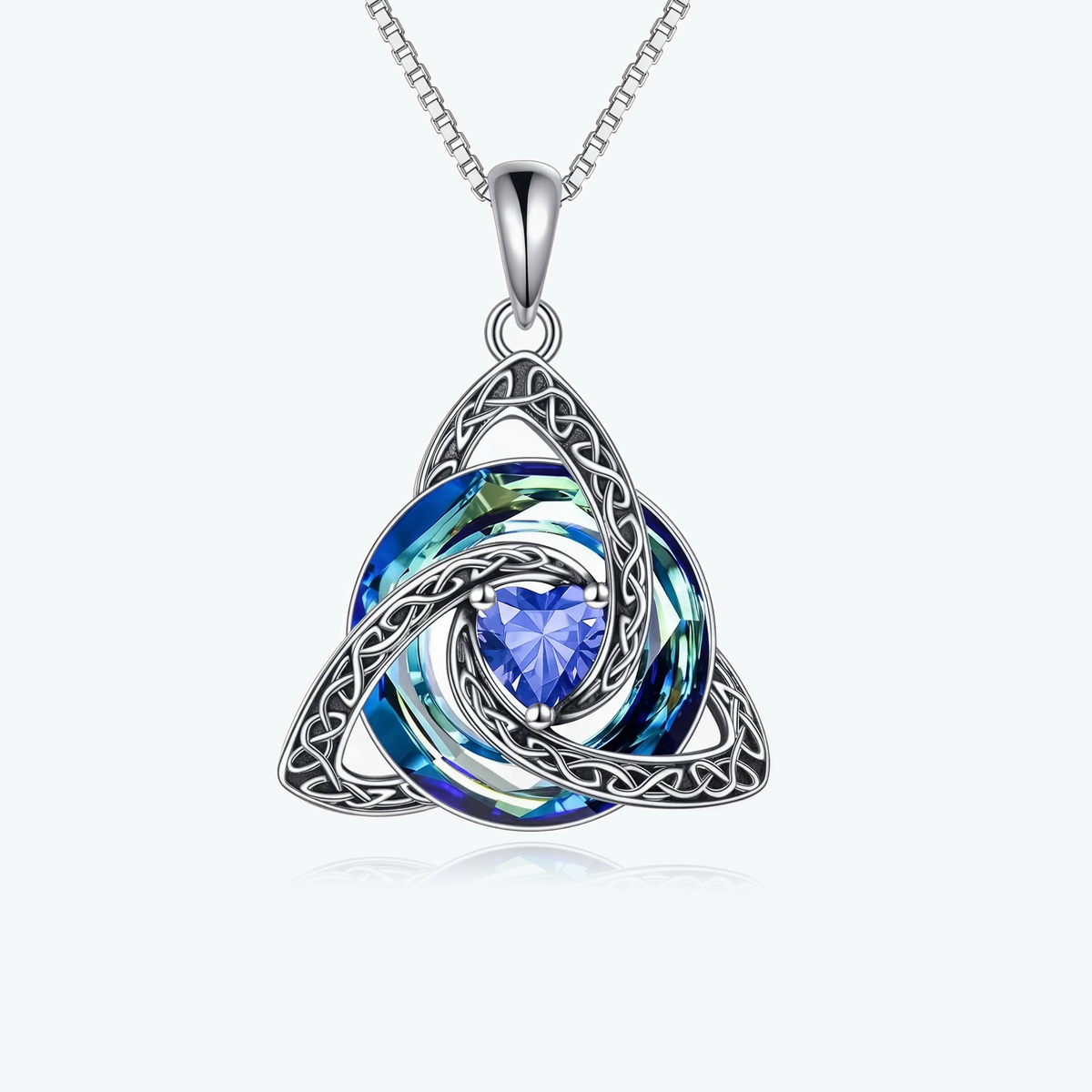 Celtic Birthstone Shield Necklace – Your Birthstone, Your Symbol, Your Story ✨