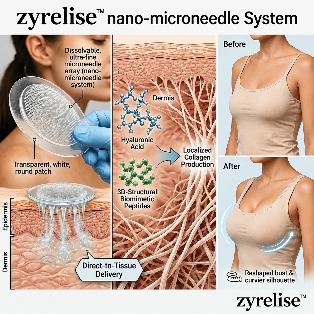 🔥Limited-time 80% sale--Zyrelise™ Targeted Breast Enhancement Advanced Nano-Microneedle Patches