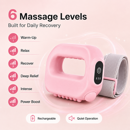 Zyrelise™  Hands-Free Fascia Massager for Muscle Relaxation & Recovery