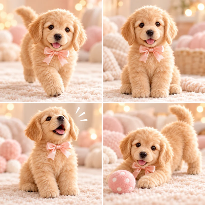 🎄 49% OFF – Golden Buddy™ Realistic Golden Retriever Puppy
