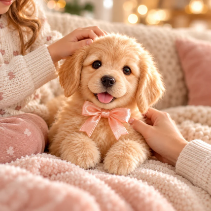 🎄 49% OFF – Golden Buddy™ Realistic Golden Retriever Puppy