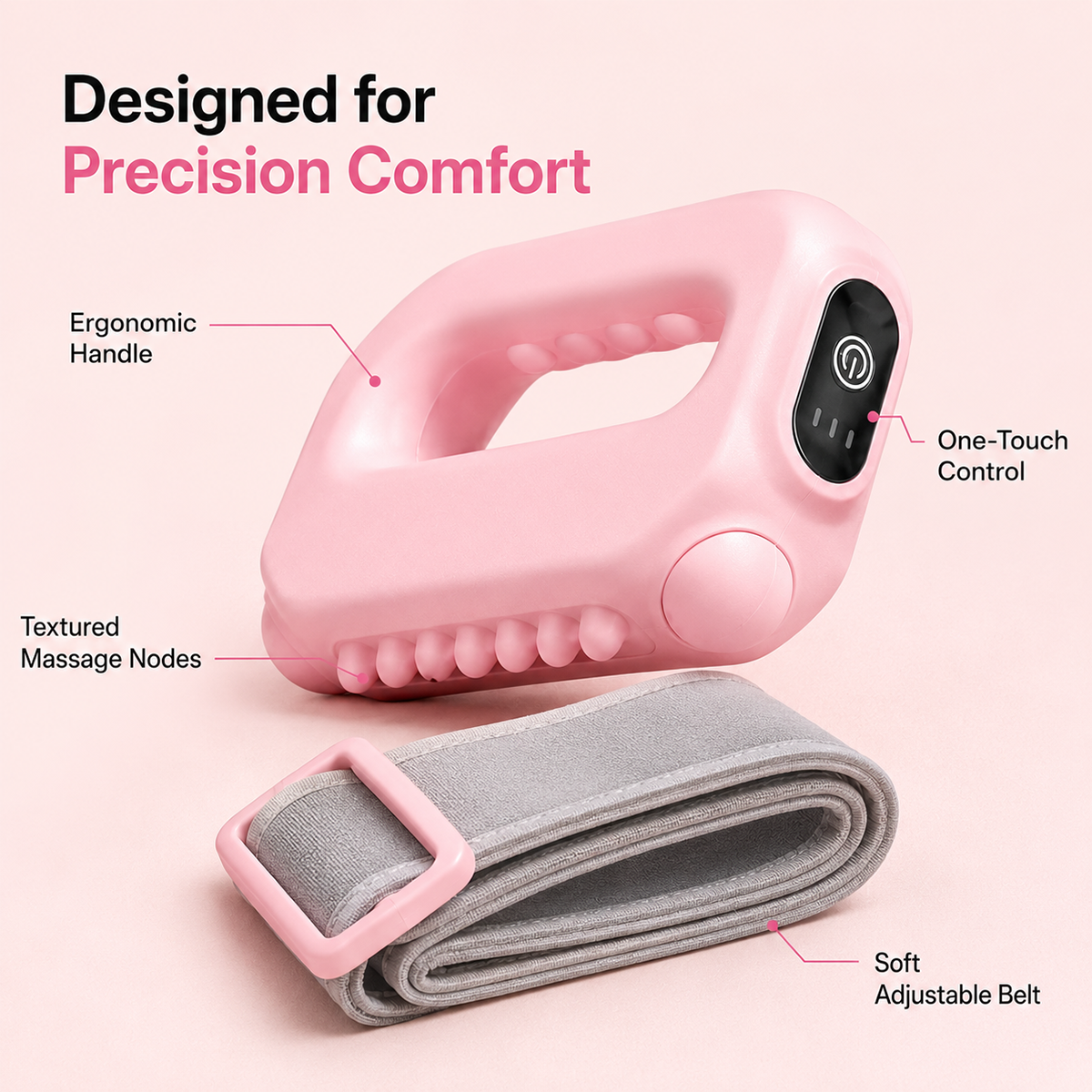 Zyrelise™  Hands-Free Fascia Massager for Muscle Relaxation & Recovery