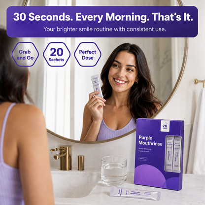 Zyrelise™ Purple Mouthwash Sachets 20 Pack