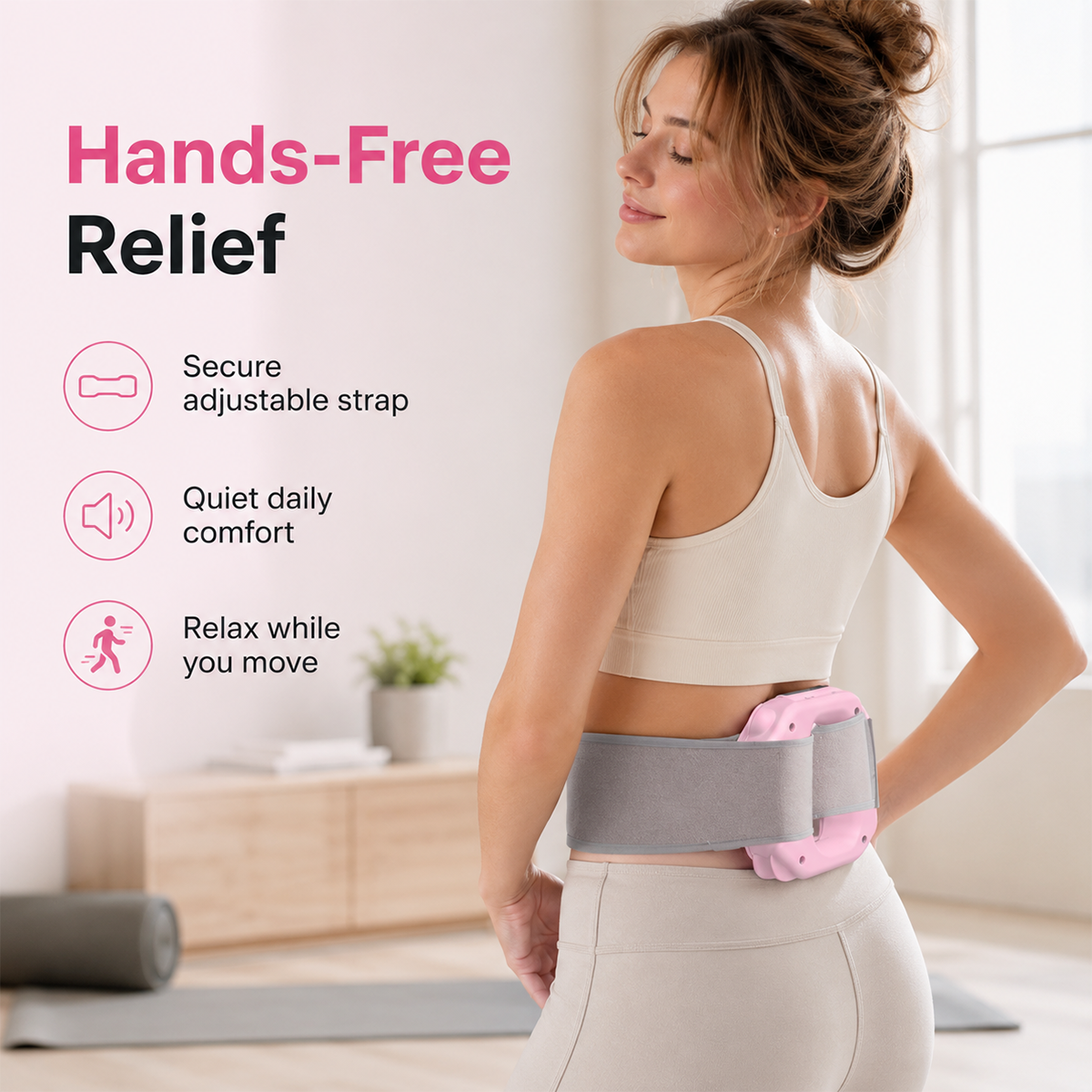 Zyrelise™  Hands-Free Fascia Massager for Muscle Relaxation & Recovery