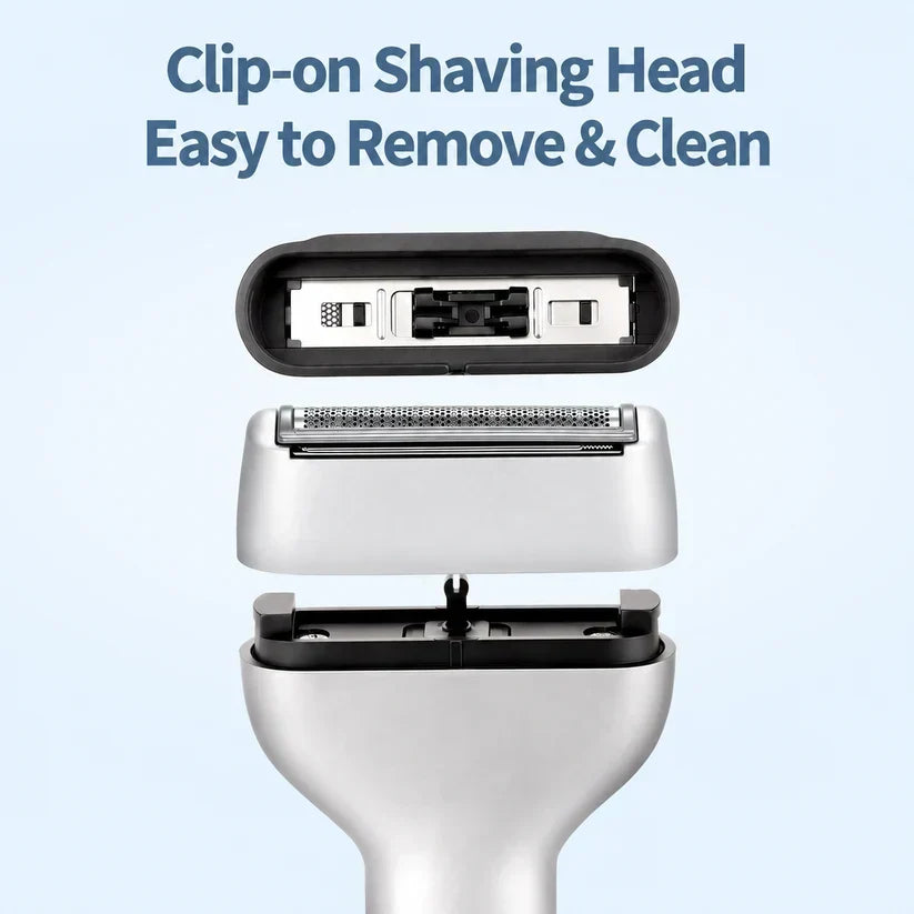 🪒Men's Rechargeable Foil Electric Shaver ⚡🧔– Efficient Close Shaving, Cordless Portable Wet & Dry Beard Razor for Daily Grooming