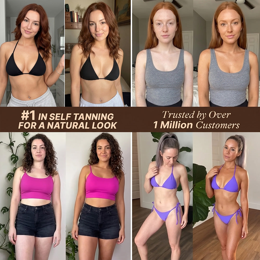 Up to 80% OFF Zyrelise™ Natural Self Tanner Lotion Hydrating Streak Free Glow