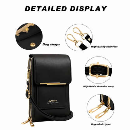 🔥Final 3 Hours: 60% OFF 2026 Trendy Minimalist Elegant Women's Touchscreen Crossbody Phone Wallet