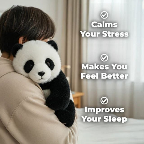 🐼 Lifelike Cuddle Panda – Soft Moving Plush Companion