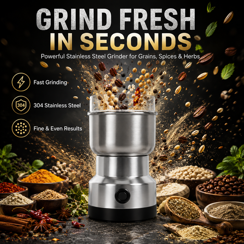 ⏳Last Day 49 OFF✨ High-Speed Stainless Steel Grain Grinder