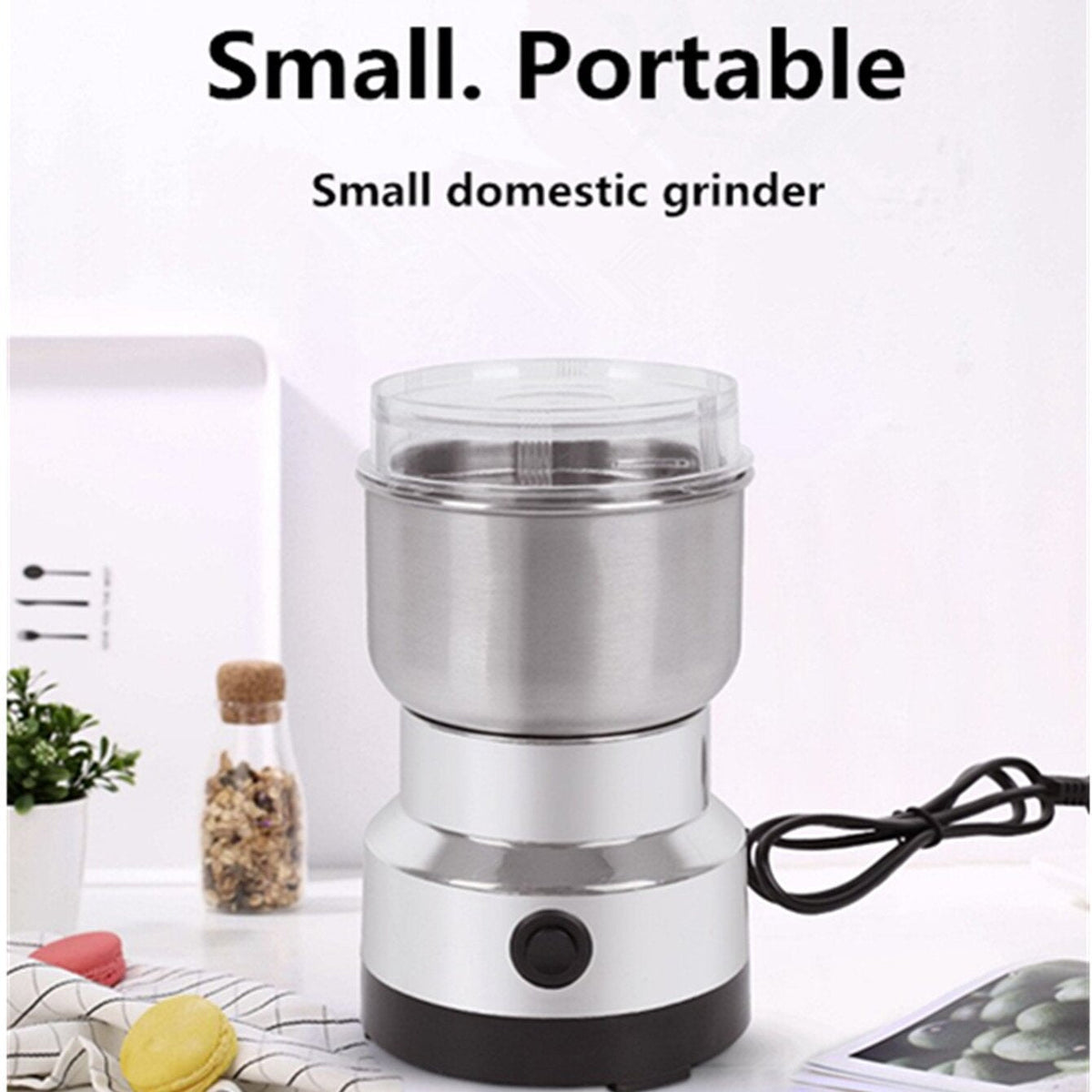 ⏳Last Day 49 OFF✨ High-Speed Stainless Steel Grain Grinder
