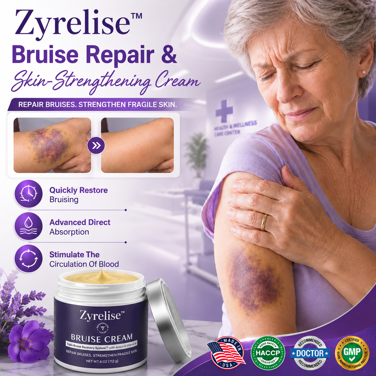 💥100K+ SOLD💕- Zyrelise™ Bruise Repair & Skin-Strengthening Cream