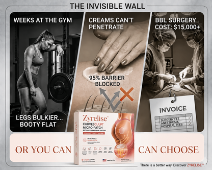 Zyrelise™ CurveSculpt Micro-Patch ✦ Sculpt • Firm • Smooth Lower Body Curves ✦ Micro-Needle Infusion System