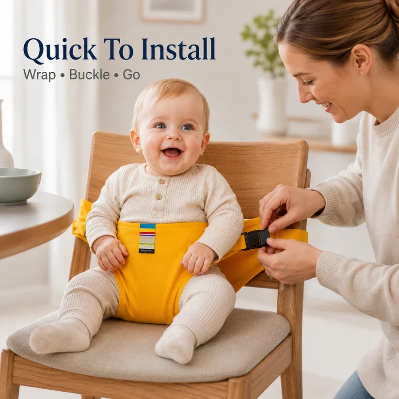 👶 Adjustable Baby Chair Safety Strap🪑Safer Mealtimes Made Easy